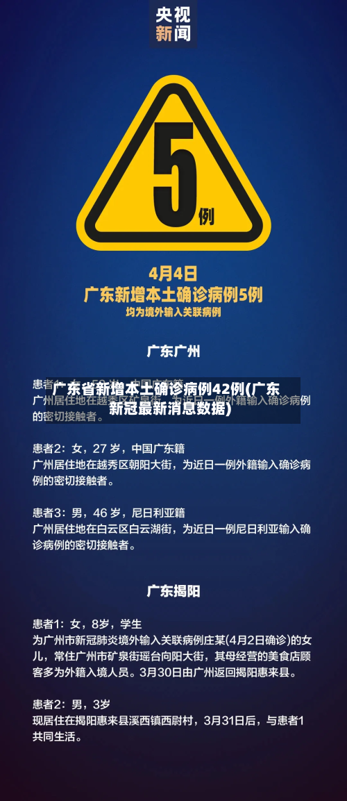 广东省新增本土确诊病例42例(广东新冠最新消息数据)