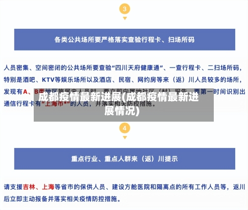 成都疫情最新进展(成都疫情最新进展情况)