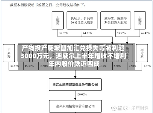 产线投产爬坡叠加汇兑损失等减利超3000万元，迪威尔上半年增收不增利 年内股价跌近四成