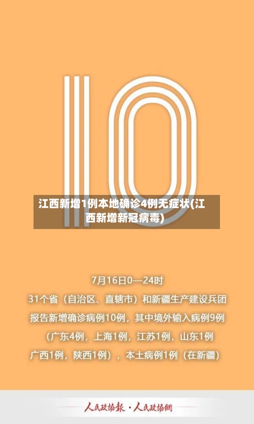 江西新增1例本地确诊4例无症状(江西新增新冠病毒)-第3张图片