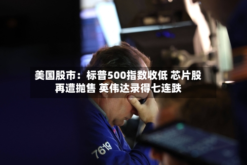 美国股市：标普500指数收低 芯片股再遭抛售 英伟达录得七连跌