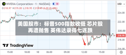 美国股市:标普500指数收低 芯片股再遭抛售 英伟达录得七连跌-第3张图片