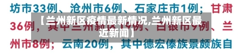 【兰州新区疫情最新情况,兰州新区最近新闻】-第2张图片