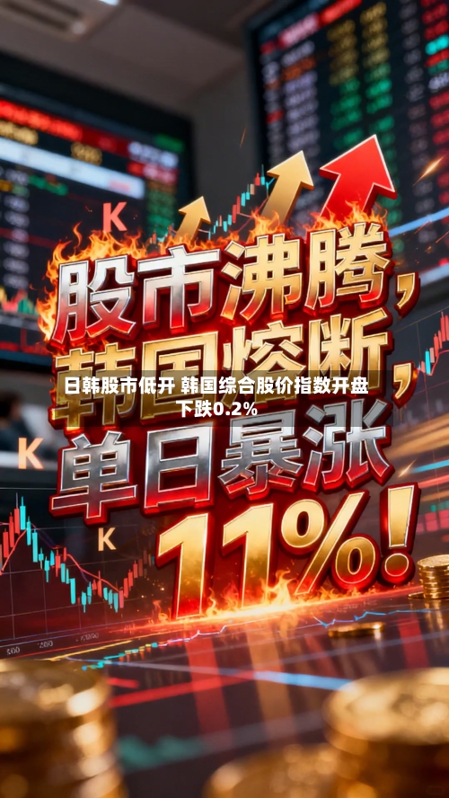 日韩股市低开 韩国综合股价指数开盘下跌0.2%