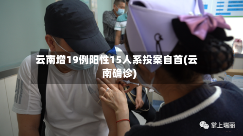 云南增19例阳性15人系投案自首(云南确诊)