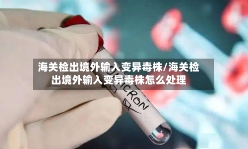 海关检出境外输入变异毒株/海关检出境外输入变异毒株怎么处理