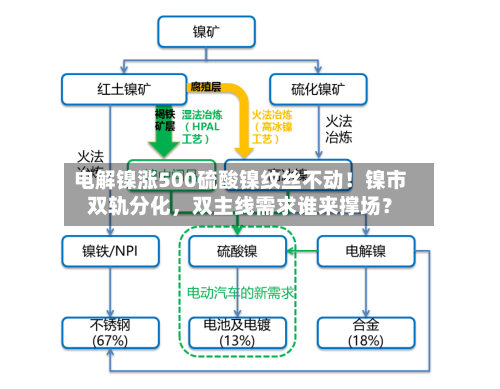 电解镍涨500硫酸镍纹丝不动！镍市双轨分化	，双主线需求谁来撑场？-第2张图片