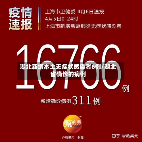 湖北新增本土无症状感染者6例/湖北省确诊的病例-第2张图片