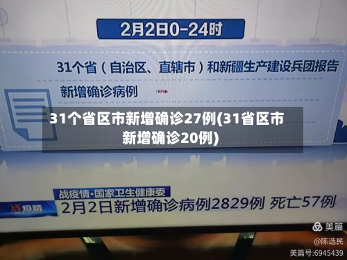 31个省区市新增确诊27例(31省区市新增确诊20例)