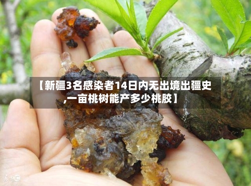 【新疆3名感染者14日内无出境出疆史,一亩桃树能产多少桃胶】-第2张图片