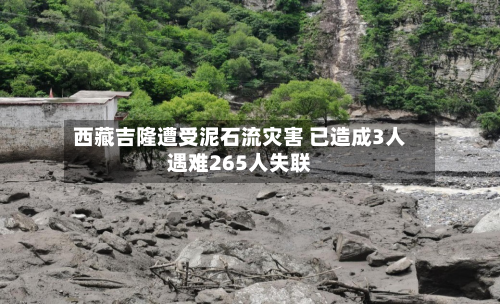 西藏吉隆遭受泥石流灾害 已造成3人遇难265人失联