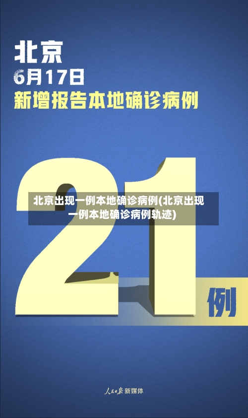 北京出现一例本地确诊病例(北京出现一例本地确诊病例轨迹)-第2张图片