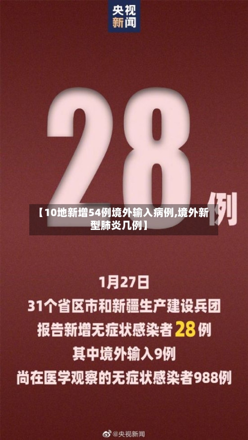 【10地新增54例境外输入病例,境外新型肺炎几例】-第2张图片