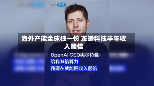 海外产能全球独一份 龙蟠科技半年收入翻倍