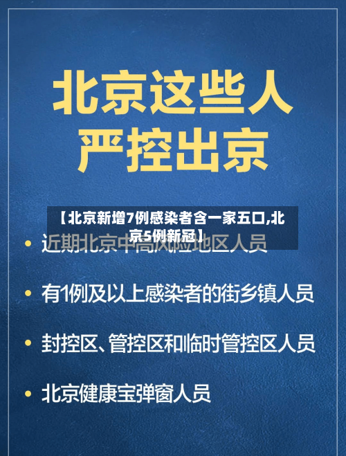 【北京新增7例感染者含一家五口,北京5例新冠】-第3张图片
