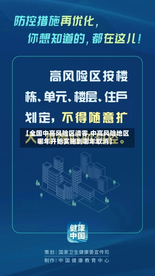 【全国中高风险区清零,中高风险地区哪年开始实施到哪年取消】