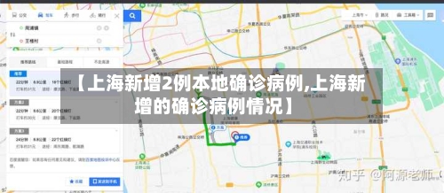 【上海新增2例本地确诊病例,上海新增的确诊病例情况】-第3张图片