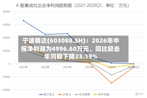 宁波精达(603088.SH)：2026年中报净利润为4996.60万元、同比较去年同期下降23.19%