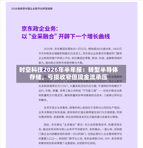 时空科技2026年半年报：转型半导体存储，亏损收窄但现金流承压-第2张图片