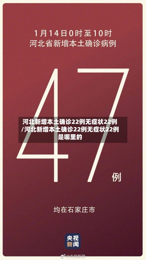 河北新增本土确诊22例无症状22例/河北新增本土确诊22例无症状22例是哪里的-第3张图片