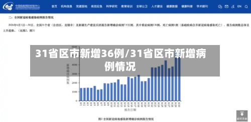 31省区市新增36例/31省区市新增病例情况