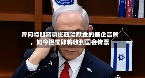曾向特朗普豪掷政治献金的美企高管	，如今担忧即将收到国会传票-第2张图片