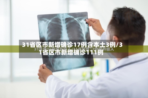 31省区市新增确诊17例含本土3例/31省区市新增确诊111例-第3张图片