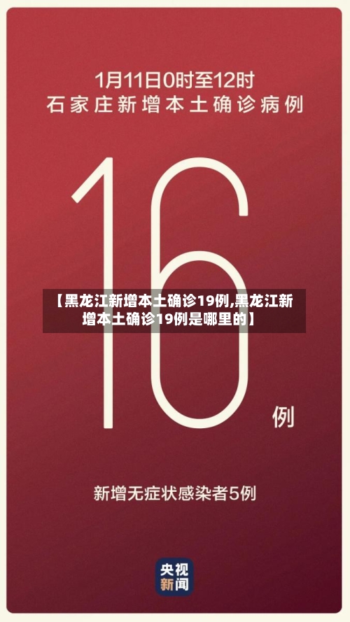 【黑龙江新增本土确诊19例,黑龙江新增本土确诊19例是哪里的】