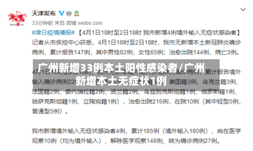广州新增33例本土阳性感染者/广州新增本土无症状1例-第2张图片