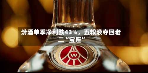 汾酒单季净利跌43%，五粮液夺回老二“宝座”-第3张图片