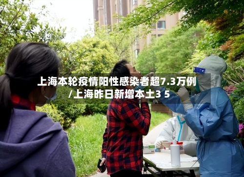 上海本轮疫情阳性感染者超7.3万例/上海昨日新增本土3 5-第2张图片