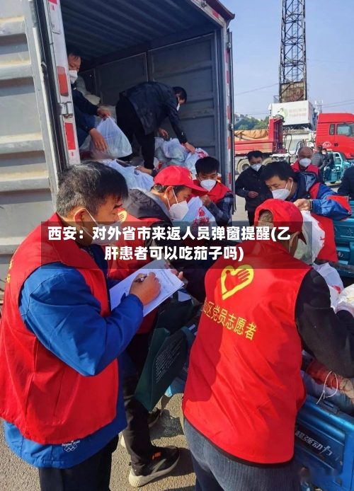 西安：对外省市来返人员弹窗提醒(乙肝患者可以吃茄子吗)